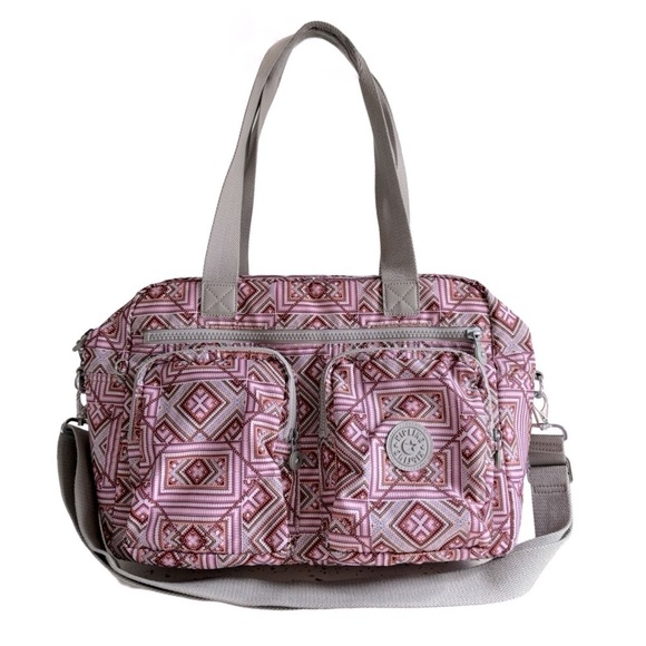 Kipling Zaliki Printed Duffel‎ Travel Bag - Picture 1 of 10